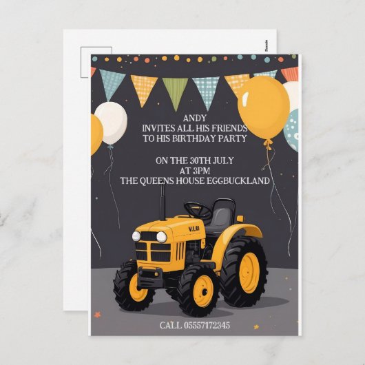 Vakantiegeld Briefkaart (Voorkant / Achterkant)