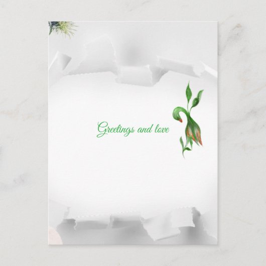 Vakantiegeld briefkaart (Voorkant)