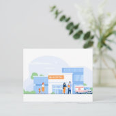 Vakantiegeld Briefkaart (Staand voorkant)