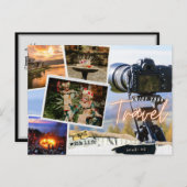 Vakantiegeld Briefkaart ( geniet van uw reizen ) (Voorkant / Achterkant)