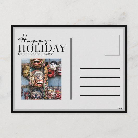 Vakantiegeld Briefkaart ( geniet van uw reizen ) (Achterkant)