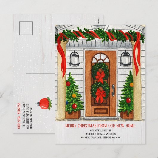 Vakantiegeld Briefkaart nieuwe adreswijziging beke (Voorkant / Achterkant)