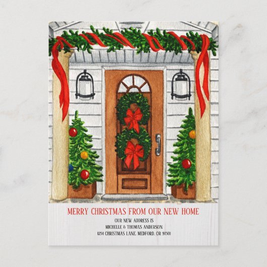 Vakantiegeld Briefkaart nieuwe adreswijziging beke (Voorkant)