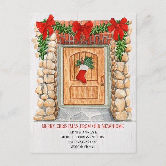 Vakantiegeld Briefkaart nieuwe adreswijziging beke (Voorkant)