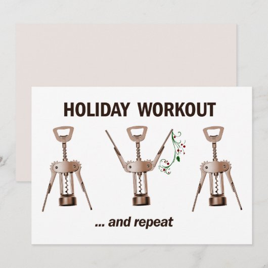 Vakantiegeld Feestdagenkaart (Voorkant / Achterkant)