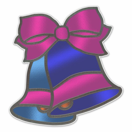 Vakantiegeld Glas in lood Sticker (Voorkant)