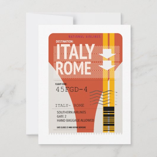 Vakantiegeld Italië (Achterkant)