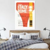 Vakantiegeld Italië Canvas Afdruk (Insitu (Slaapkamer))