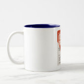 Vakantiegeld Italië Tweekleurige Koffiemok (Links)