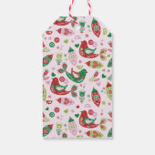 Vakantiegeld Label voor leraar "Merry & Bright" Cadeaulabel (Achterkant)