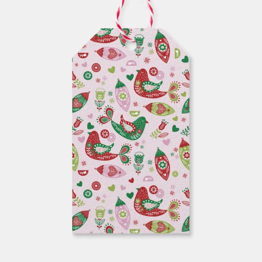 Vakantiegeld Label voor leraar "Merry & Bright" Cadeaulabel (Achterkant)