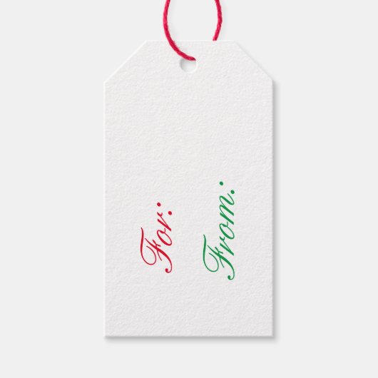 Vakantiegeld Labels Cadeaulabel (Voorkant)