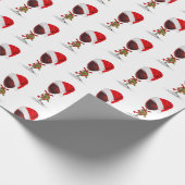 Vakantiegeld Pet op rode wijn Cadeaupapier (Hoek)