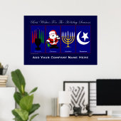 Vakantiegeld Poster (uw bedrijfsnaam invoegen) (Thuiskantoor)