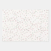 Vakantiegeld rood en groen inpakpapier vel (Voorkant 3)