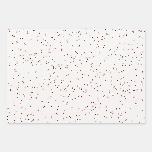 Vakantiegeld rood en groen inpakpapier vel (Voorkant 3)