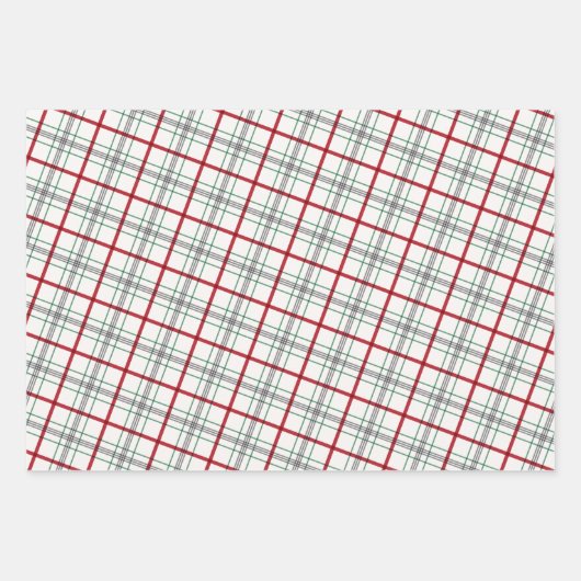 Vakantiegeld rood en groen inpakpapier vel (Voorkant 2)