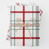 Vakantiegeld rood en groen inpakpapier vel (In situ)