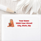 Vakantiegeld Sleuf-retouradres label (Insitu)