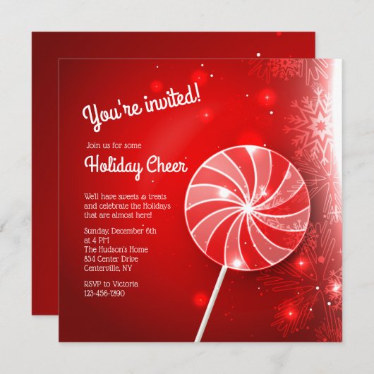 Vakantiegeld Snoep Kaart (Voorkant / Achterkant)