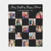 Vakantiegeld, speciaal aangepast, uniek 13 fotocol fleece deken (Voorkant)