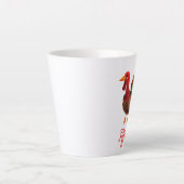 Vakantiegeld Thanksgiving Turkije Latte Mok (Voorkant)