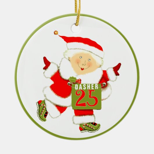 Vakantiegeld uitvoeren keramisch ornament (Voorkant)