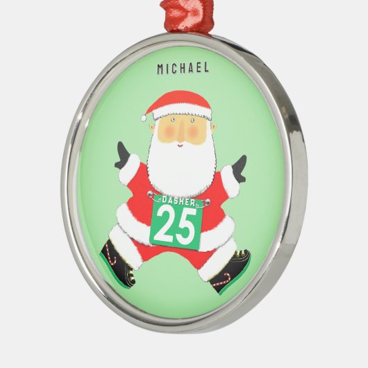 Vakantiegeld uitvoeren metalen ornament (Links)