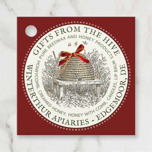 Vakantiegeld voor Label van honingkorren en Canvas (Voorkant)