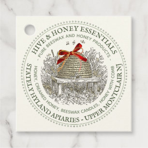 Vakantiegeld voor Label van honingkorren en Canvas