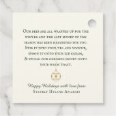 Vakantiegeld voor Label van honingkorren en Canvas (Achterkant)