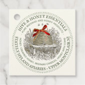 Vakantiegeld voor Label van honingkorren en Canvas (Voorkant)