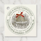 Vakantiegeld voor Label van honingkorren en Canvas (Voorkant)