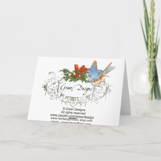 Vakantiegeld Wenskaarten Feestdagen Kaart (Achterkant)