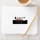 Vakantiegeletiketten met uitgelekte goederen etiket (Insitu)