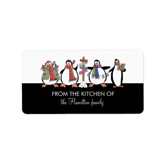 Vakantiegeletiketten met uitgelekte goederen etiket (Voorkant)