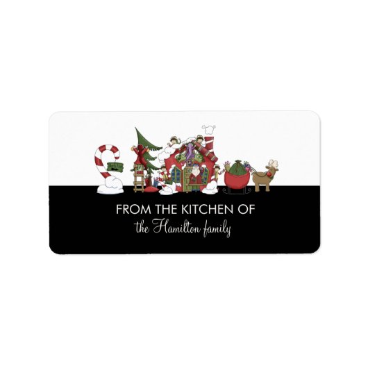 Vakantiegeletiketten met uitgelekte goederen etiket (Voorkant)