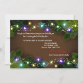 Vakantiegellampjes Verplaatsingsaankondiging Kaart (Voorkant)