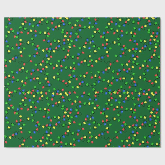 Vakantiegelpapier met gevechtsverlichting cadeaupapier (Vlak)