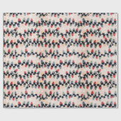 Vakantiegelpapier met gevechtsverlichting cadeaupapier (Vlak)