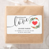 Vakantiegendag waterverf heilig met handgemaakt va etiket (Insitu)