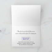 Vakantiegening Feestdagen Kaart (Binnen)