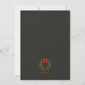 Vakantiegening Wreath Moving Aankondiging (Achterkant)