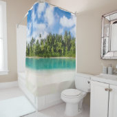 Vakantiegerichte bestemming douchegordijn (In situ)