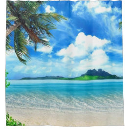 Vakantiegerichte bestemming douchegordijn