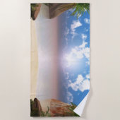 Vakantiegerichte bestemming strandlaken (Voorkant)