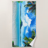 Vakantiegerichte bestemming strandlaken (Voorkant)