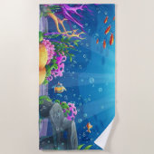 Vakantiegerichte bestemming strandlaken (Voorkant)