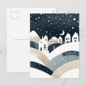 Vakantieggroeten Feestdagenkaart (Voorkant / Achterkant)