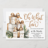 Vakantiegift Party uitnodiging (Voorkant)